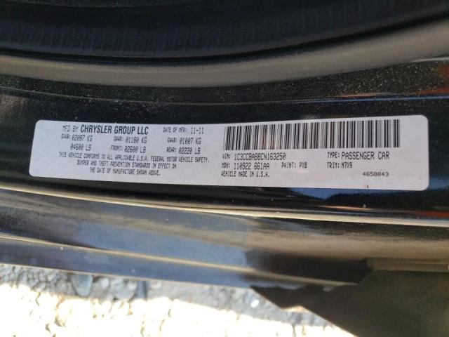 Photo 10 from auction – 2012 CHRYSLER 200 LX with VIN 1C3CCBAB8CN163250