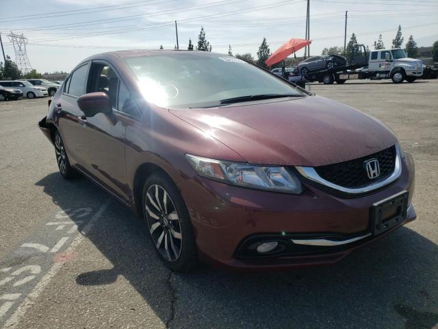 HONDA CIVIC EXL 2015 with VIN 2HGFB2F90FH554439 - Photo from auction