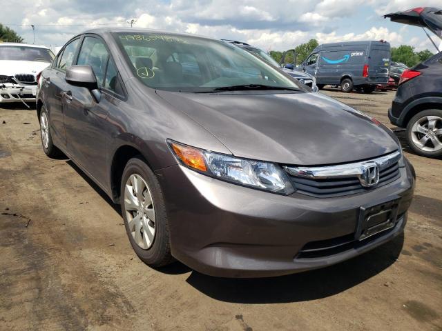 HONDA CIVIC LX 2012 with VIN 19XFB2F58CE355495 - Photo from auction