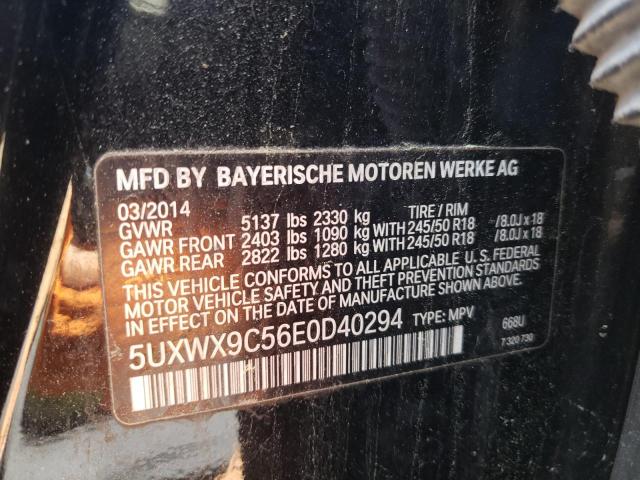 Photo 10 from auction – 2014 BMW X3 XDRIVE2 with VIN 5UXWX9C56E0D40294