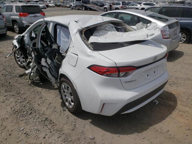 Photo 3 from auction – 2021 TOYOTA COROLLA LE with VIN 5YFEPMAE9MP173062