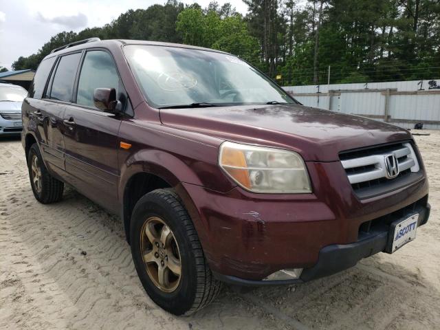 HONDA PILOT EXL 2007 with VIN 5FNYF18577B009216 - Photo from auction