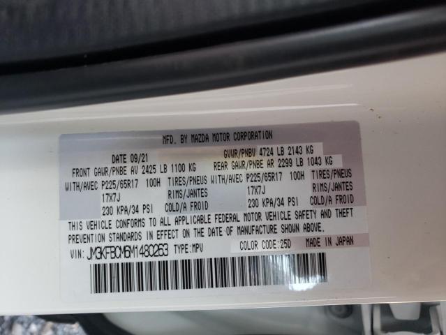 Photo 10 from auction – 2021 MAZDA CX-5 TOURI with VIN JM3KFBCM6M1480263