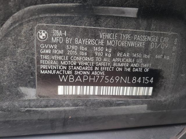 Photo 10 from auction – 2009 BMW 328 I with VIN WBAPH77569NL84154