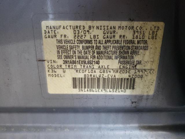 Photo 10 from auction – 2009 NISSAN SENTRA 2.0 with VIN 3N1AB61EX9L652140