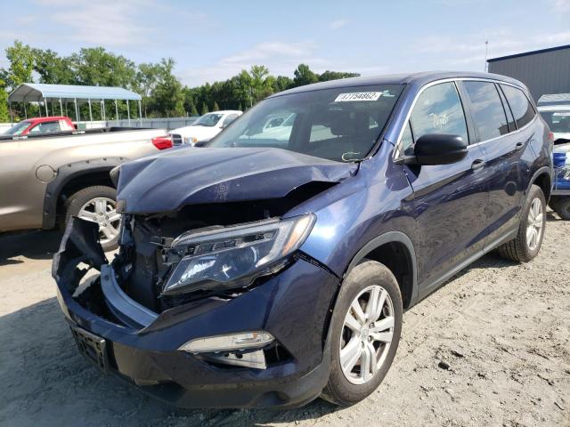 Photo 2 from auction – 2018 HONDA PILOT LX with VIN 5FNYF6H10JB027414