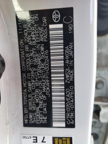 Photo 10 from auction – 2017 TOYOTA PRIUS PRIM with VIN JTDKARFP1H3002476