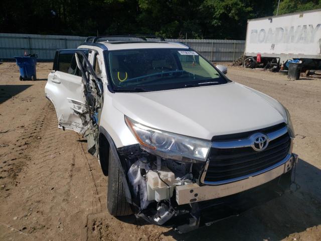 TOYOTA HIGHLANDER 2015 with VIN 5TDJKRFHXFS175670 - Photo from auction