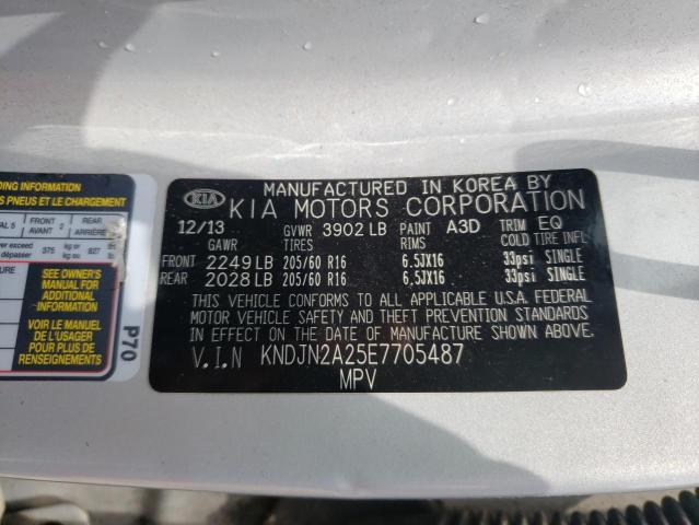 Photo 10 from auction – 2014 KIA SOUL with VIN KNDJN2A25E7705487