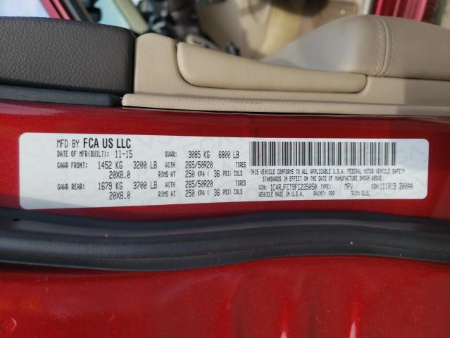 Photo 10 from auction – 2015 JEEP GRAND CHER with VIN 1C4RJFCT9FC235050
