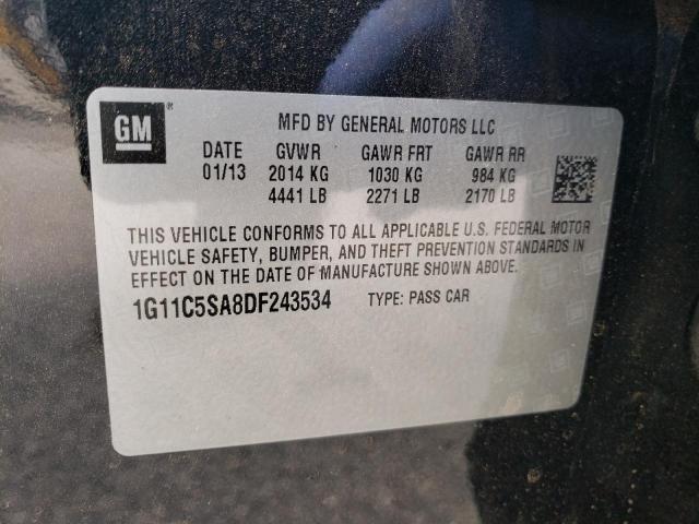 Photo 10 from auction – 2013 CHEVROLET MALIBU 1LT with VIN 1G11C5SA8DF243534