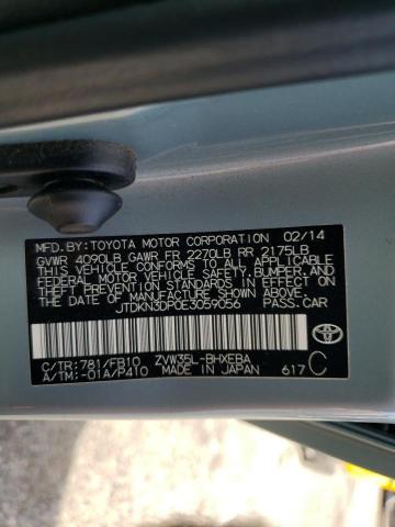 Photo 10 from auction – 2014 TOYOTA PRIUS PLUG with VIN JTDKN3DP0E3059056