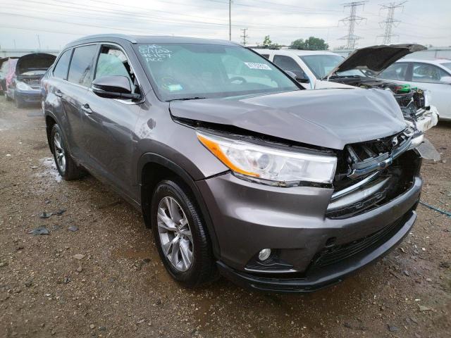TOYOTA HIGHLANDER 2014 с VIN 5TDJKRFH6ES040541 - Фото с аукциона