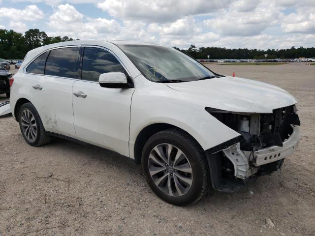 ACURA MDX TECHNO 2014 with VIN 5FRYD3H45EB014032 - Photo from auction