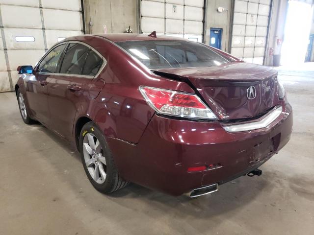 Photo 3 from auction – 2013 ACURA TL TECH with VIN 19UUA8F58DA009966