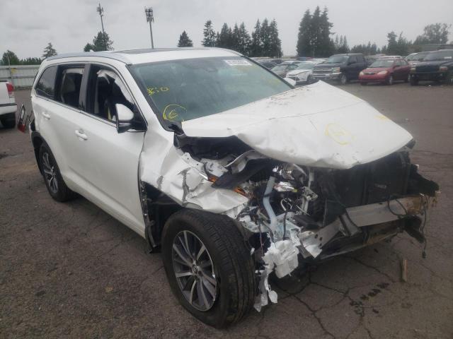 TOYOTA HIGHLANDER 2017 with VIN 5TDJZRFH0HS479461 - Photo from auction