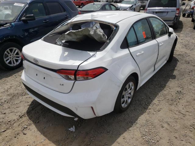 Photo 4 from auction – 2021 TOYOTA COROLLA LE with VIN 5YFEPMAE9MP173062