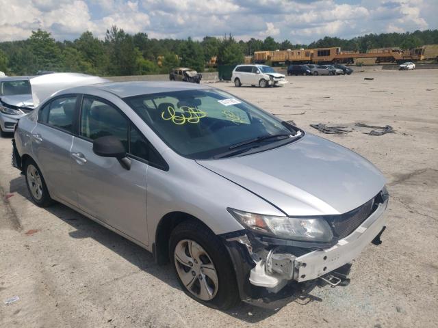 HONDA CIVIC LX 2013 with VIN 19XFB2F52DE097573 - Photo from auction