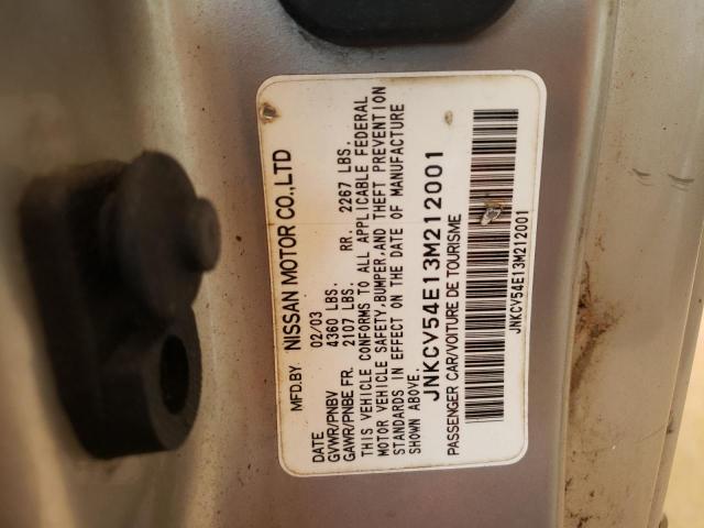 Photo 10 from auction – 2003 INFINITI G35 with VIN JNKCV54E13M212001