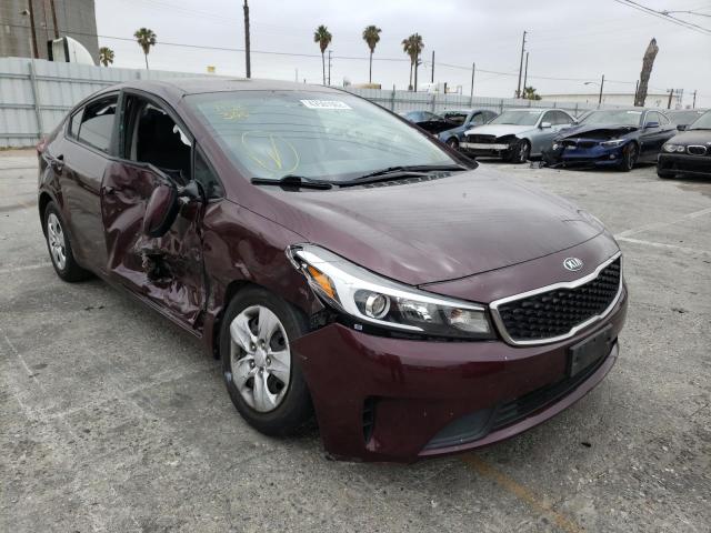 KIA FORTE LX 2017 with VIN 3KPFK4A70HE124618 - Photo from auction