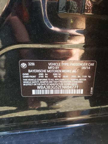 Photo 10 from auction – 2014 BMW 328 XI with VIN WBA3B3G52ENR84771