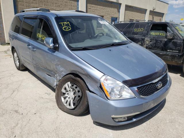 KIA SEDONA LX 2014 with VIN KNDMG4C79E6572301 - Photo from auction