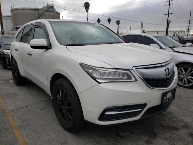 ACURA MDX TECHNO 2014 with VIN 5FRYD3H44EB003149 - Photo from auction