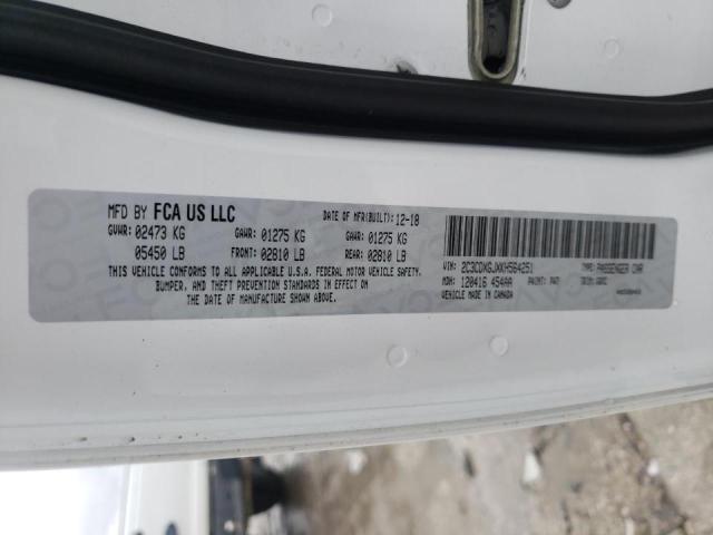 Photo 10 from auction – 2019 DODGE CHARGER SC with VIN 2C3CDXGJXKH564251