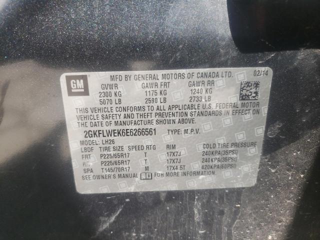 Photo 10 from auction – 2014 GMC TERRAIN SL with VIN 2GKFLWEK6E6266561