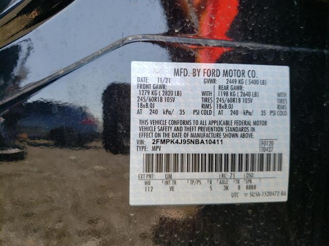 Photo 10 from auction – 2022 FORD EDGE SEL with VIN 2FMPK4J95NBA10411