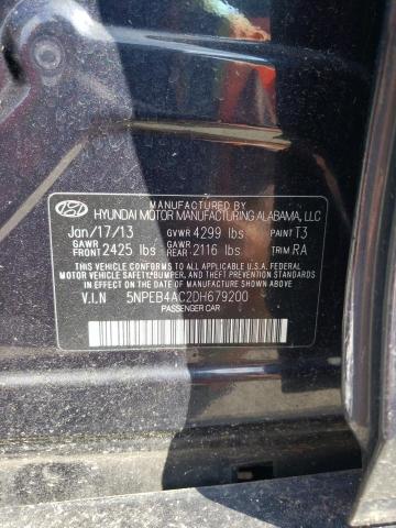 Photo 10 from auction – 2013 HYUNDAI SONATA GLS with VIN 5NPEB4AC2DH679200