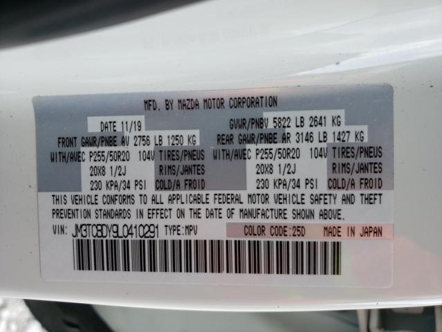 Photo 10 from auction – 2020 MAZDA CX-9 GRAND with VIN JM3TCBDY9L0410291