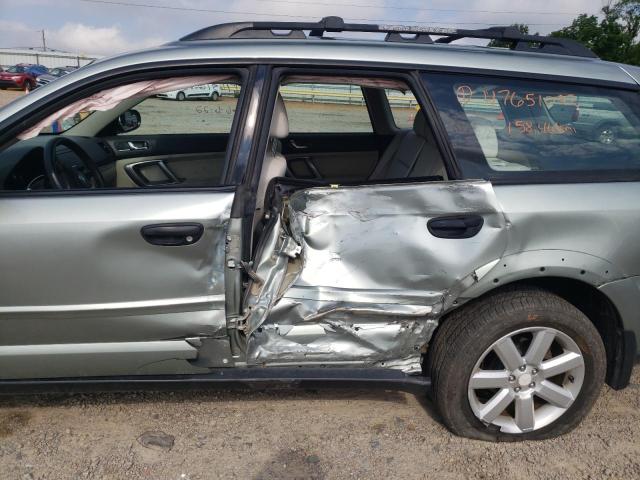 Photo 9 from auction – 2009 SUBARU OUTBACK 2. with VIN 4S4BP61C697331181