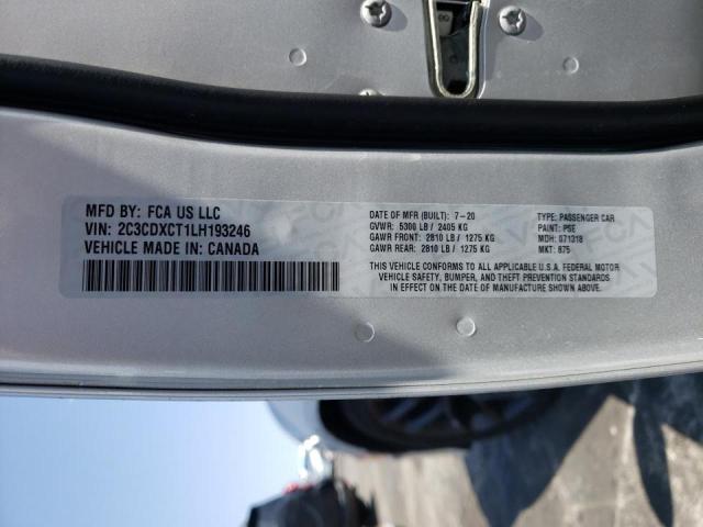 Photo 10 from auction – 2020 DODGE CHARGER R/ with VIN 2C3CDXCT1LH193246