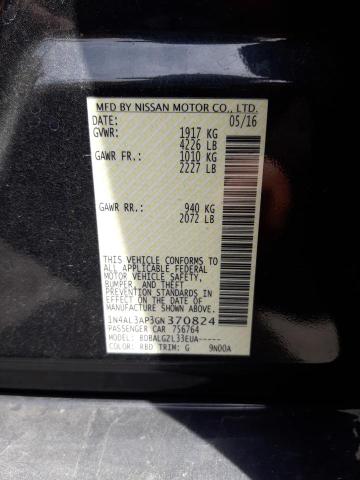 Photo 10 from auction – 2016 NISSAN ALTIMA 2.5 with VIN 1N4AL3AP3GN370824