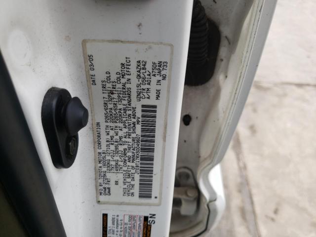 Photo 10 from auction – 2005 TOYOTA 4RUNNER LI with VIN JTEBT17RX50049607