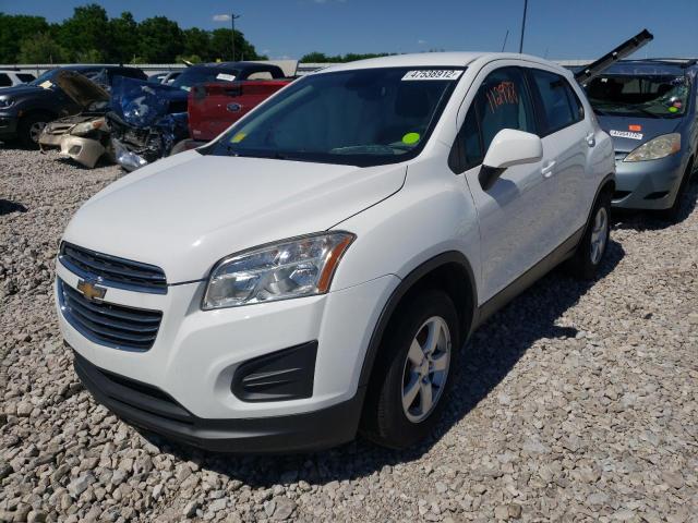 Photo 2 from auction – 2016 CHEVROLET TRAX LS with VIN 3GNCJNSB1GL238868