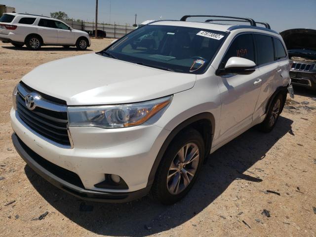 Photo 2 from auction – 2015 TOYOTA HIGHLANDER with VIN 5TDJKRFHXFS141115