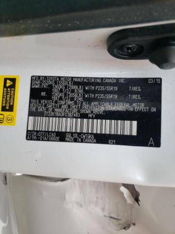 Photo 10 from auction – 2015 LEXUS RX 350 with VIN 2T2ZK1BA3FC187483