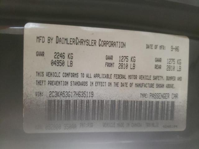 Photo 10 from auction – 2007 CHRYSLER 300 with VIN 2C3KA53G17H635119
