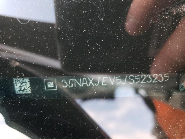 Photo 10 from auction – 2018 CHEVROLET EQUINOX LT with VIN 3GNAXJEV5JS523235