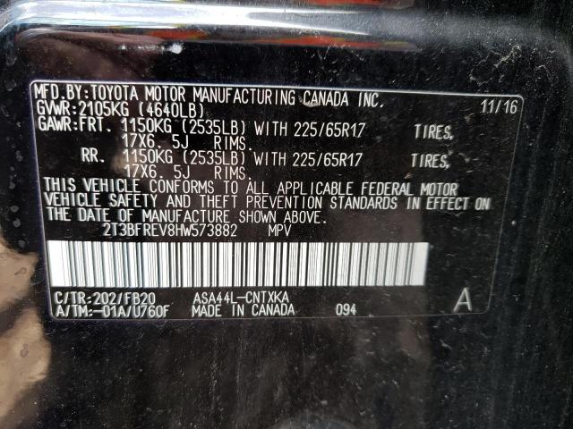 Photo 10 from auction – 2017 TOYOTA RAV4 LE with VIN 2T3BFREV8HW573882