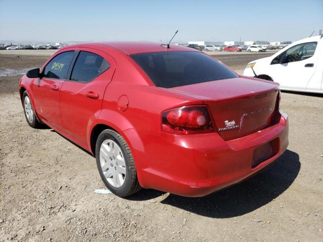 Photo 3 from auction – 2014 DODGE AVENGER SE with VIN 1C3CDZABXEN170077