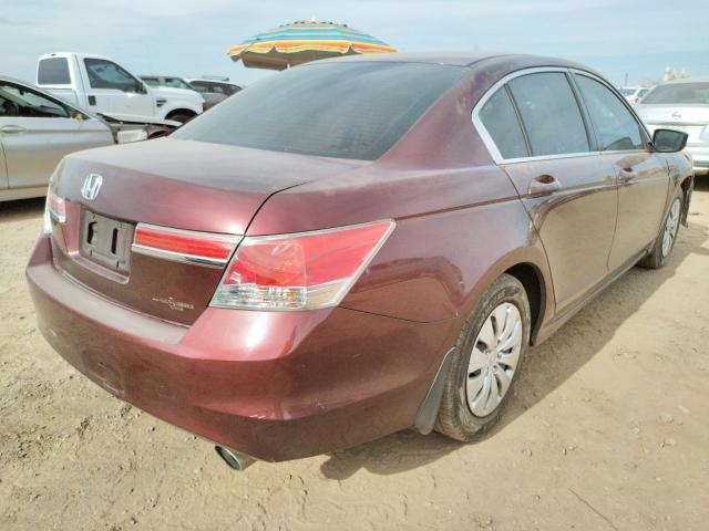 Photo 4 from auction – 2011 HONDA ACCORD LX with VIN 1HGCP2F31BA128879