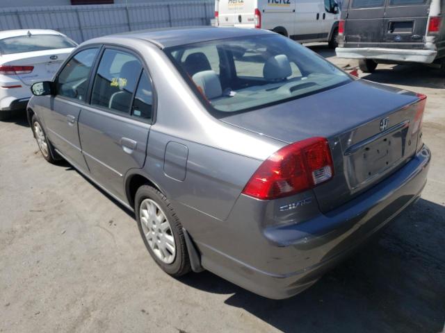 Photo 3 from auction – 2004 HONDA CIVIC with VIN 2HGES16644H516530