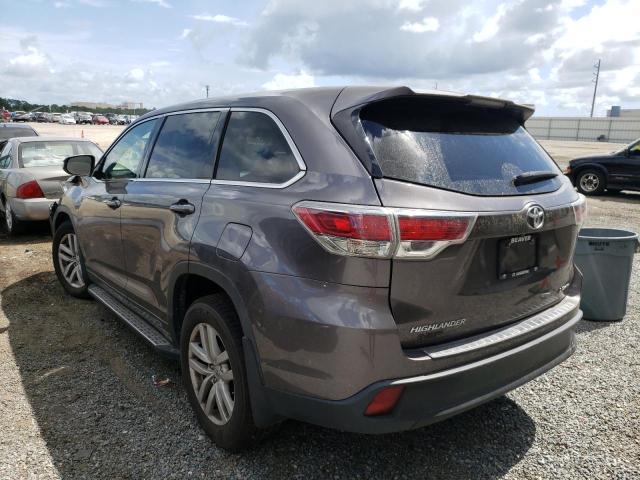 Photo 3 from auction – 2015 TOYOTA HIGHLANDER with VIN 5TDBKRFH4FS116456
