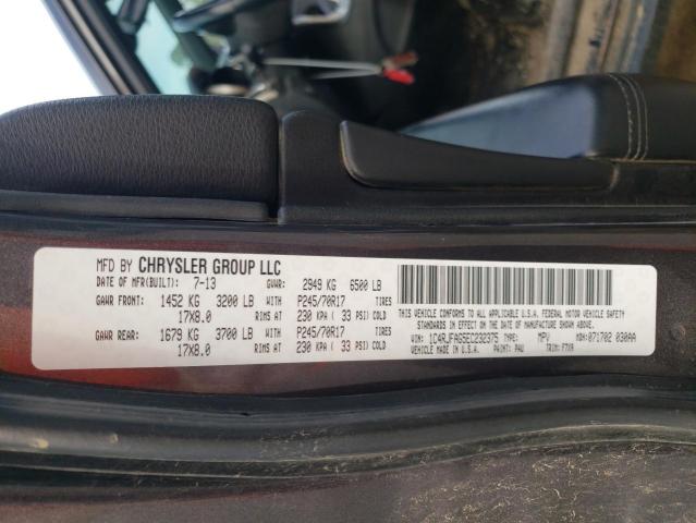 Photo 10 from auction – 2014 JEEP GRAND CHER with VIN 1C4RJFAG5EC232375