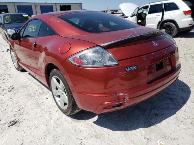 Photo 3 from auction – 2009 MITSUBISHI ECLIPSE GS with VIN 4A3AK24F29E016948
