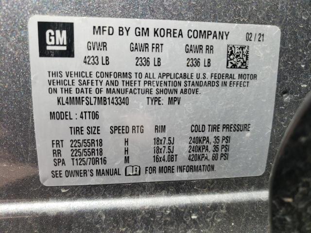 Photo 10 from auction – 2021 BUICK ENCORE GX with VIN KL4MMFSL7MB143340