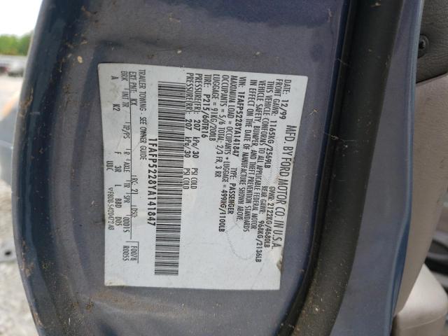 Photo 10 from auction – 2000 FORD TAURUS LX with VIN 1FAFP5228YA141847
